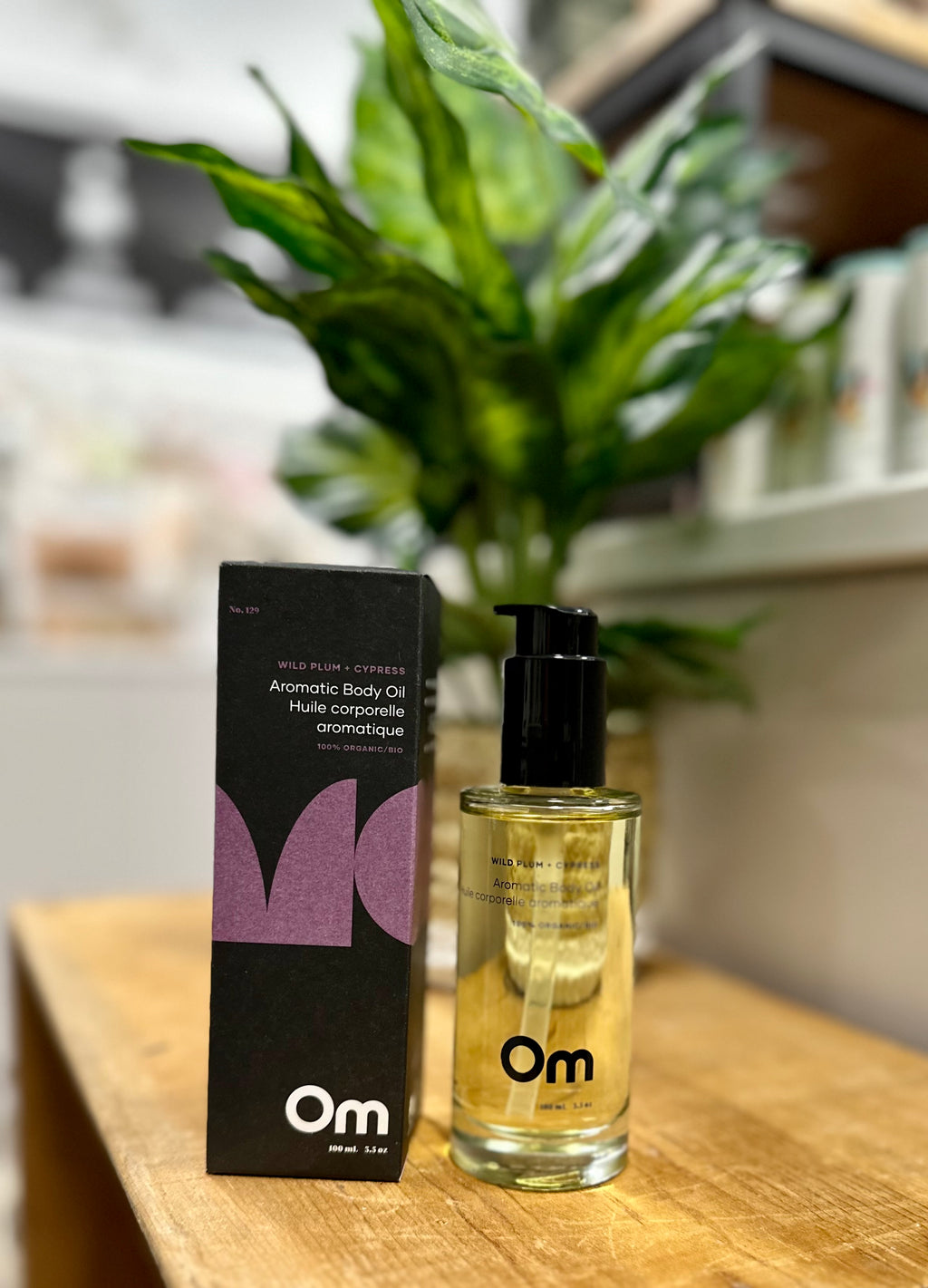 Om Organics- Wild Plum and Cypress Aromatic Body Oil