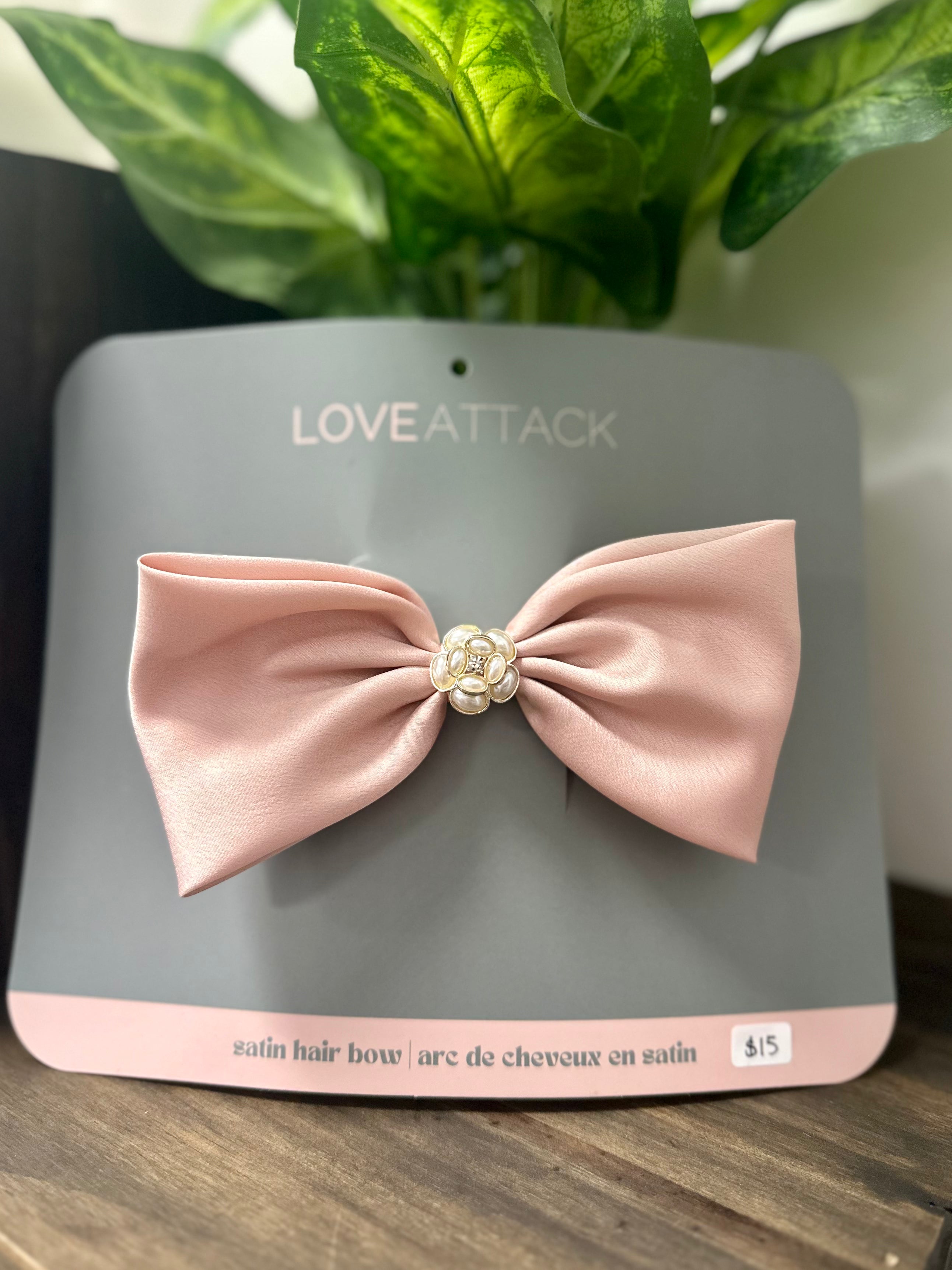 Love Attack - Satin Hair Bow
