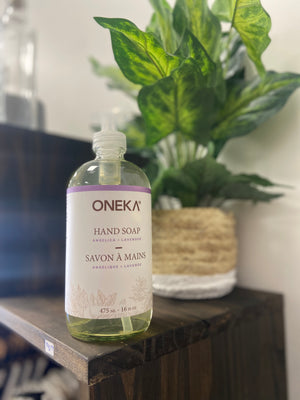 Oneka- Hand Soap in Glass Pump 475 ml
