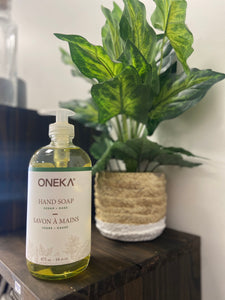 Oneka- Hand Soap in Glass Pump 475 ml