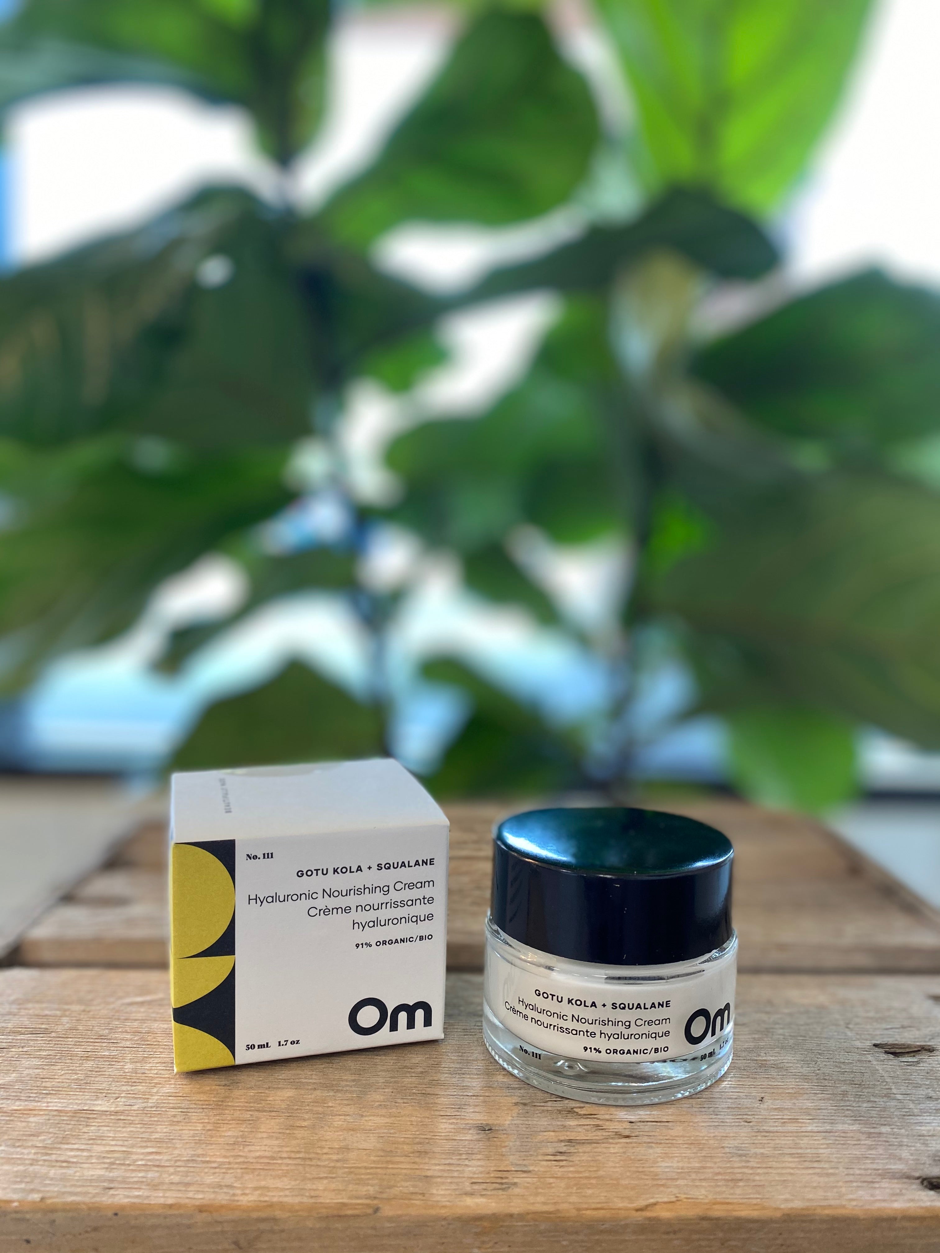 Om Organics- Gotu Kola + Sqaulane Hyaluronic Nourishing Cream- 50 grams