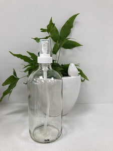 Glass Bottle with Mister Spray- 500 ml