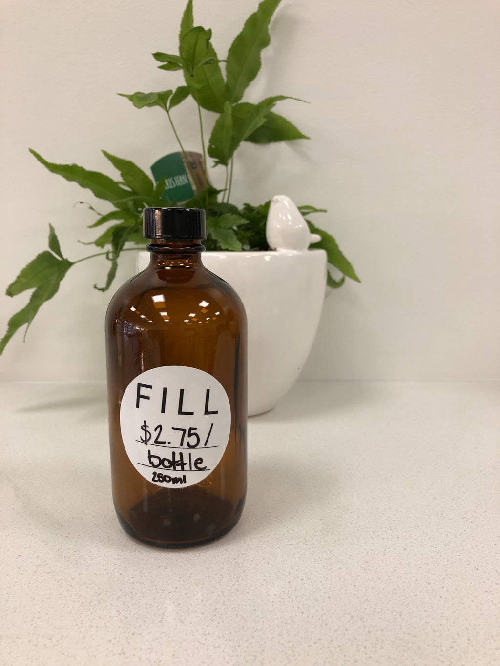 Glass Bottle with cap- 250 ml