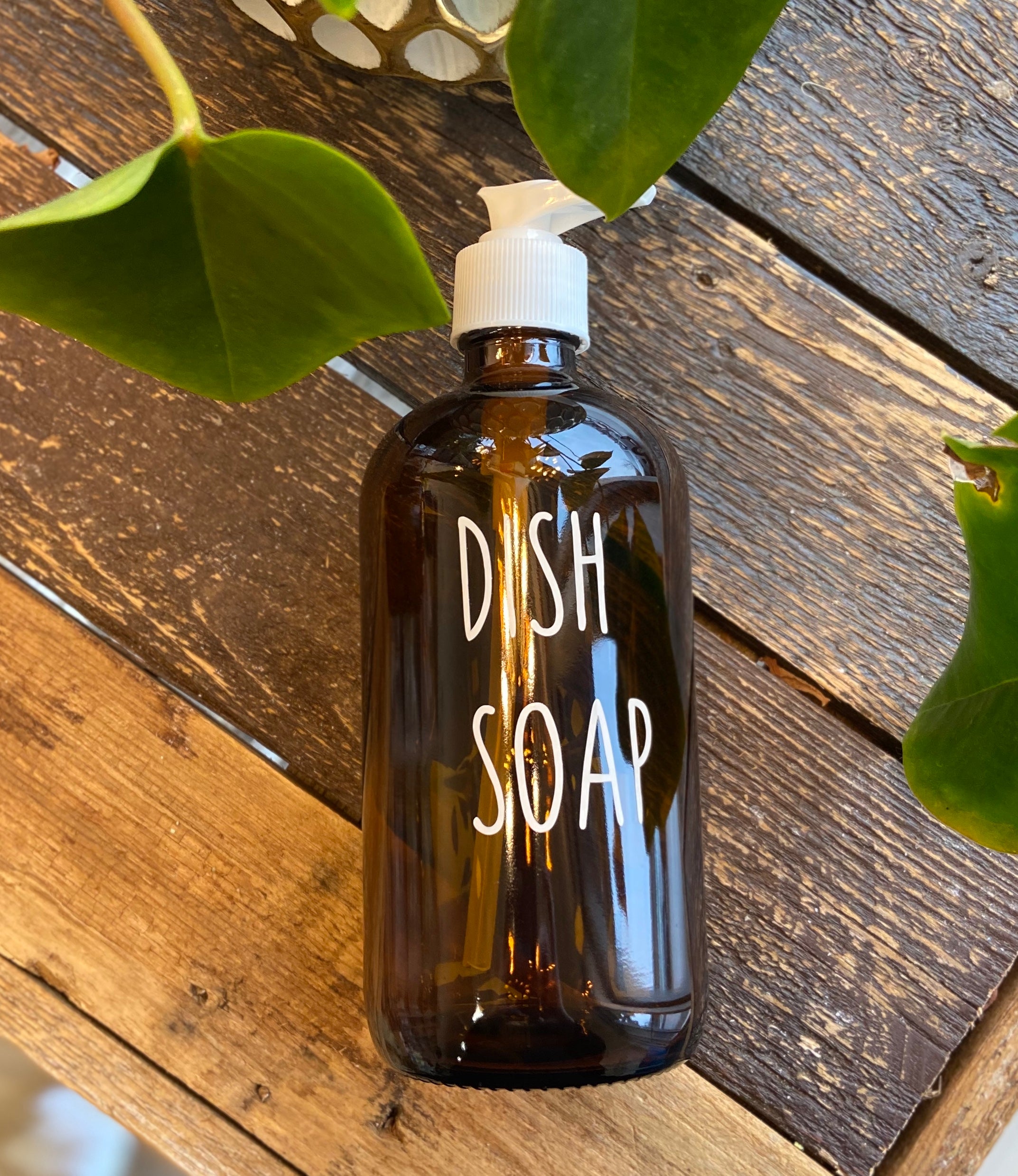 Labelled Bottles- Dish Soap