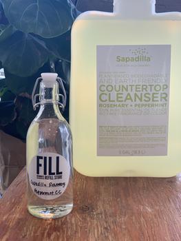 Sapadilla Countertop Cleaner - Peppermint + Rosemary