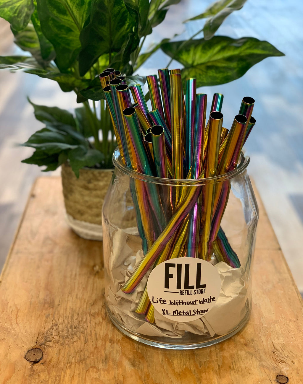 Life Without Waste- Wide Metal Straw