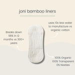 Joni- Organic Bamboo Liner 24 pack